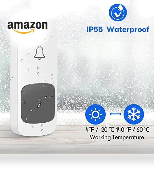 Wireless Doorbell with Fabric Finish — Kits, Coolqiya