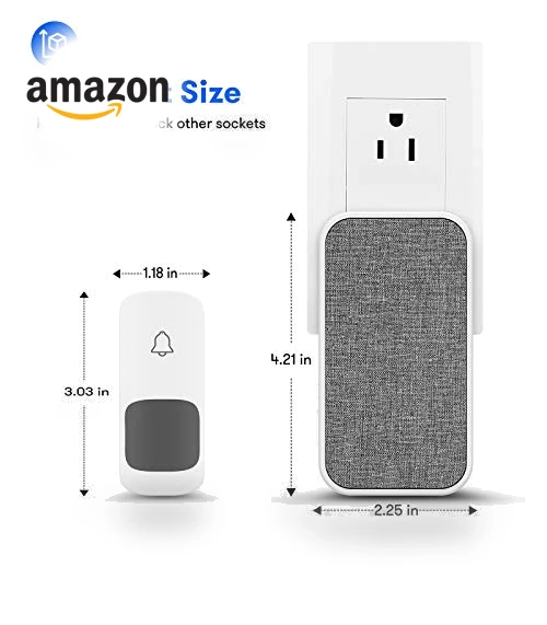Wireless Doorbell with Fabric Finish — Kits, Coolqiya