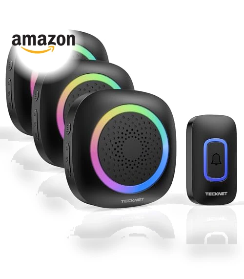 Wireless Doorbell with RGB Light — Kits, TECKNET