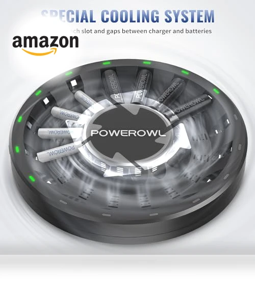 16 Bay AA AAA Battery Charger — Chargers, POWEROWL