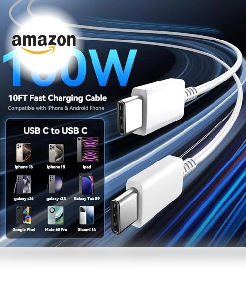 45W Dual USB C Fast Charger Block with 10FT Cable — Cables, Shenzhen Xihuida Electronics Co., Ltd.