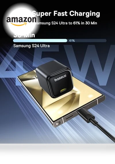45W USB C Charger Block — Chargers, Baseus