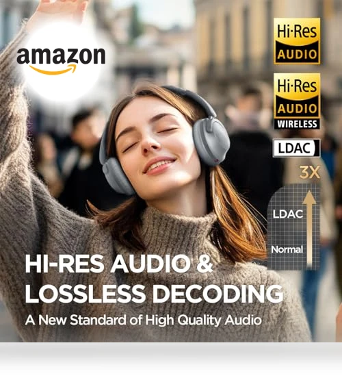 Active Noise Cancelling Headphones — Over-Ear Headphones, 1MORE