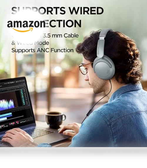 Active Noise Cancelling Headphones — Over-Ear Headphones, 1MORE