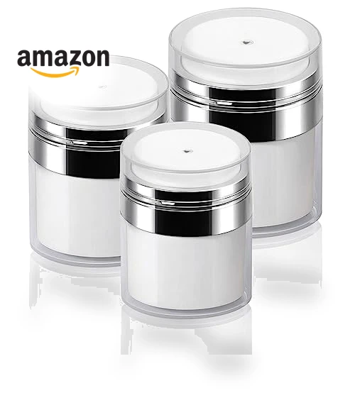 Airless Pump Jars Set — Travel Bottles, Mluchee