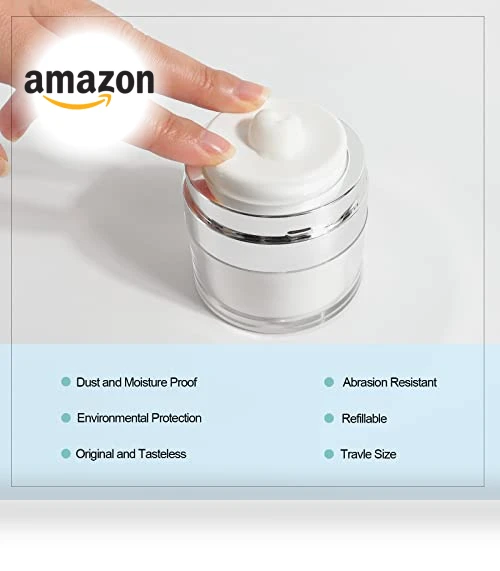 Airless Pump Jars Set — Travel Bottles, Mluchee