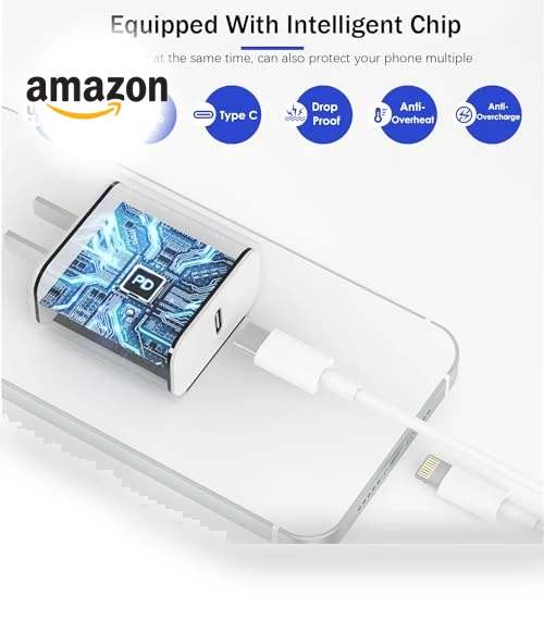 Fast Charger iPhone 3Pack with 6FT USB C to Lightning Cable — Lightning, Shenzhen huangxingfu Technology Co.,Ltd.
