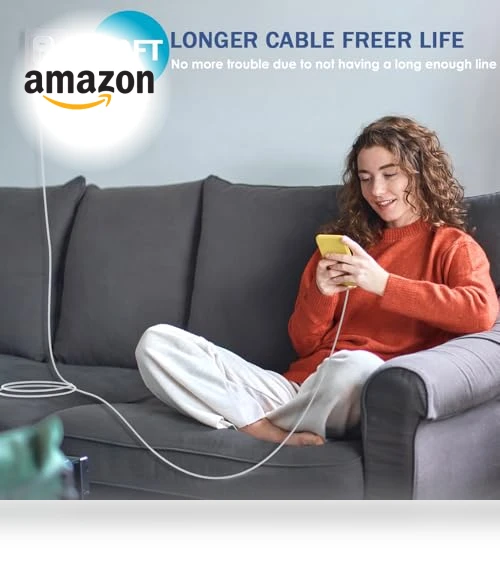 Fast Charging 3-Port USB C Charger Block with 10FT Cable — Chargers & Adapters, Shenzhen Jiaxingyuan Technology Co., Ltd.