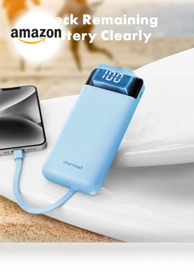 Portable Charger with Built-in Cables — Mobile Power Solutions, Dong guan Utopia-Originality Technology Co., Ltd