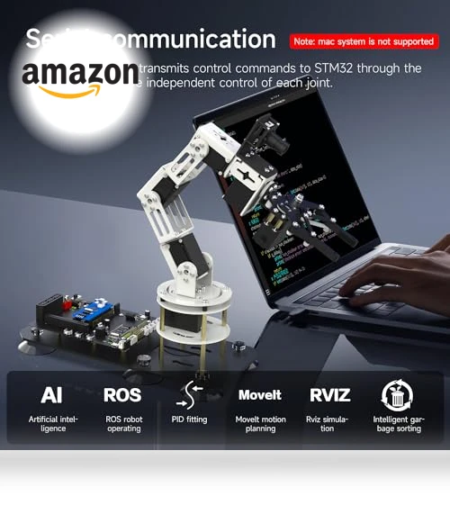Robot Arm ROS Virtual Machine Controller — Security & Surveillance Robots, Yahboom