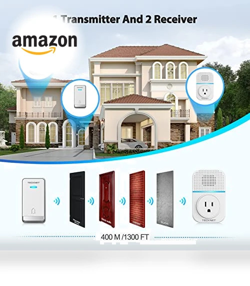 Self-Powered Wireless Doorbell — Kits, TECKNET