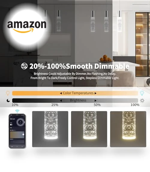 Smart 3-Light LED Pendant Lighting — Pendants, OKELI