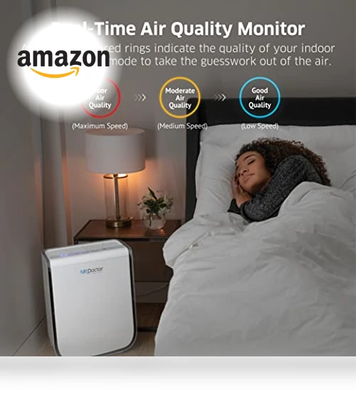 Smart Air Purifier for Small Rooms — HEPA Air Purifiers, AirDoctor