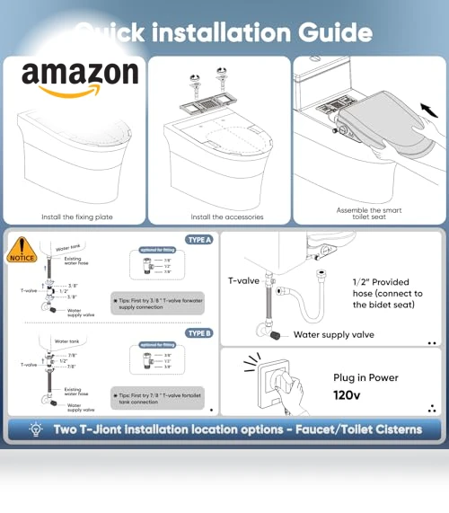 Smart Heated Toilet Seat with Warm Water & Dryer — Bathroom Essentials, FVZ