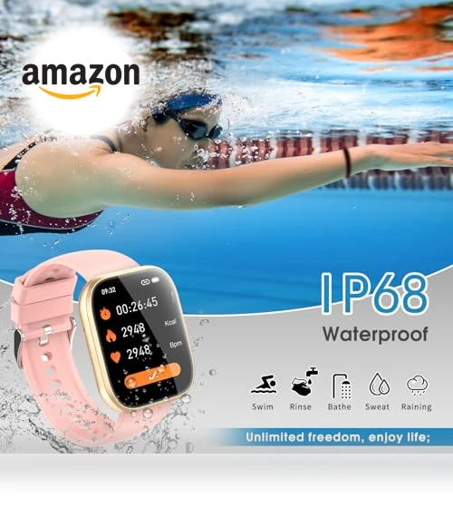 Smart Watch with Bluetooth Call and Fitness Tracking — Smartwatches, aycy