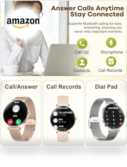Ultra-Slim HD Women's Smart Watch — Smartwatches, LIGE