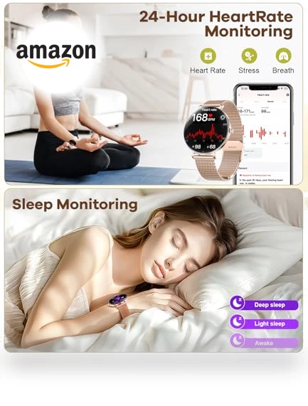 Ultra-Slim HD Women's Smart Watch — Smartwatches, LIGE