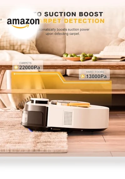 Ultra-Strong Suction Robot Vacuum Cleaner — Smart Cleaning Robots, UBPET