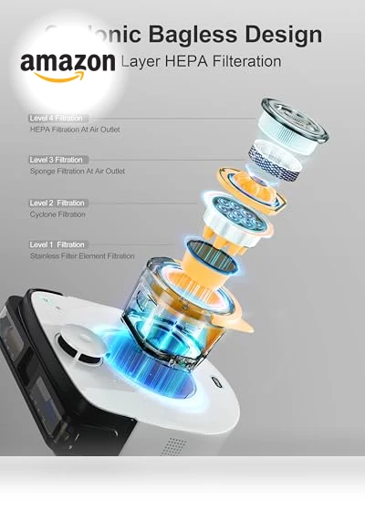 Ultra-Strong Suction Robot Vacuum Cleaner — Smart Cleaning Robots, UBPET