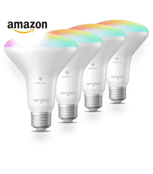 Wi-Fi BR30 Color Smart Bulbs (4-pack) — LED, Sengled