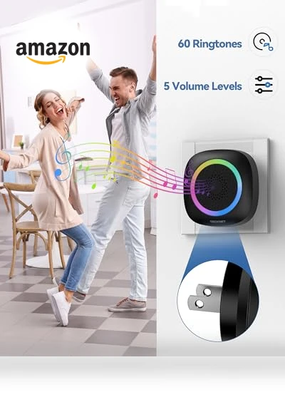 Wireless Doorbell with RGB Lighting — Kits, TECKNET