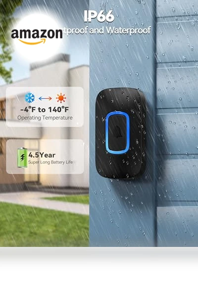 Wireless Doorbell with RGB Lighting — Kits, TECKNET