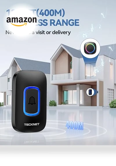 Wireless Doorbell with RGB Lighting — Kits, TECKNET