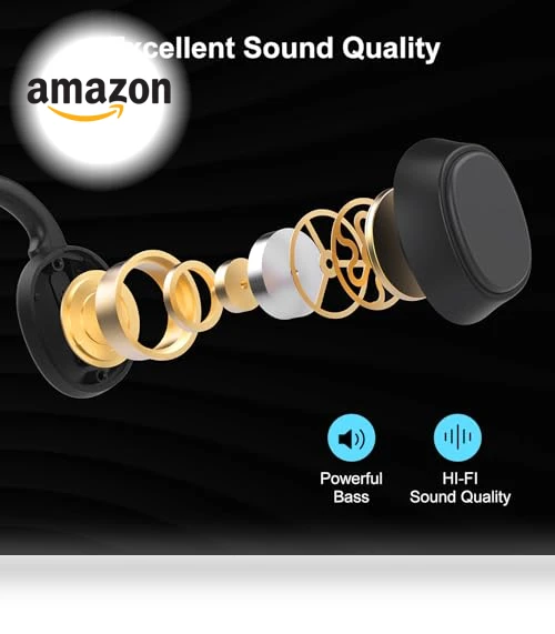 Wireless Open-Ear Sports Headphones — Headphones, SHINYMOMO