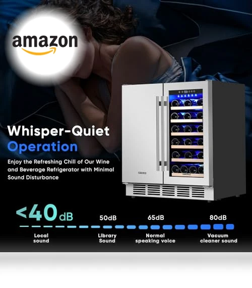 Dual Zone Wine & Beverage Refrigerator — Drink Coolers, ORYMUSE
