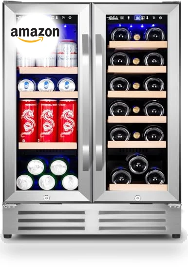 Dual Zone Wine and Beverage Refrigerator — Cooling Systems, Velieta