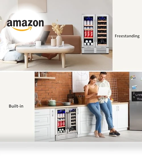 Dual Zone Wine and Beverage Refrigerator — Cooling Systems, Velieta