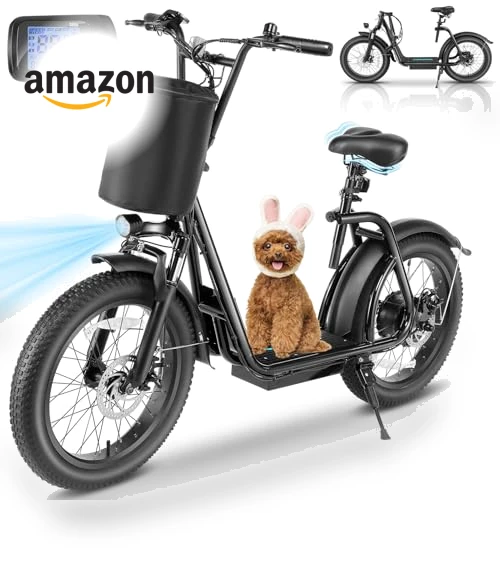 Electric Scooter with Adjustable Seat and Detachable Basket — Electric Self-Balancing Scooters, Caroma