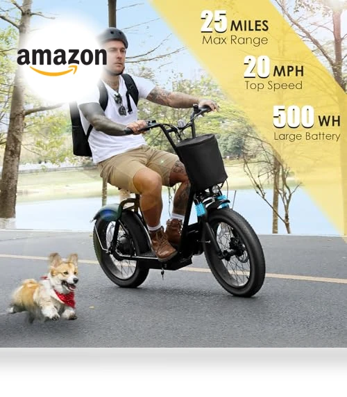 Electric Scooter with Adjustable Seat and Detachable Basket — Electric Self-Balancing Scooters, Caroma