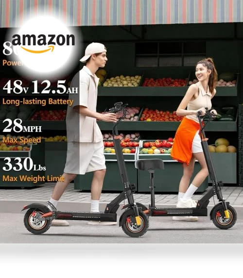 Electric Scooter with Seat — Push Scooters, IENYRID