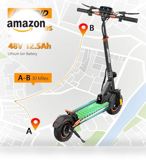 Electric Scooter with Seat — Push Scooters, IENYRID
