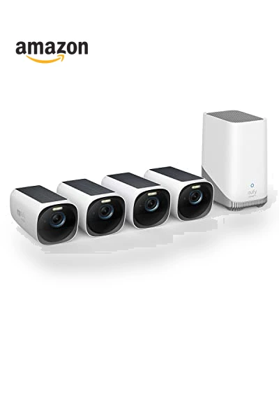 eufyCam S330 (eufyCam 3) 4-Cam Kit — Smart Home Security, eufy Security