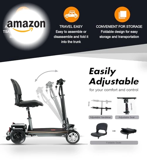 Folding Mobility Scooter — Push Scooters, WEYRAL