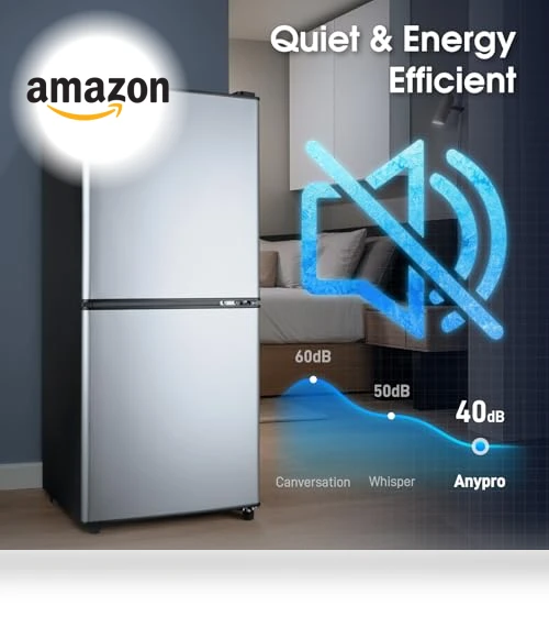 Fridge with Bottom Freezer — Mini Fridges, Anypro