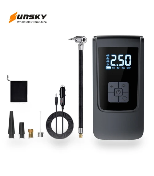 Intelligent Digital Display Air Pump — Portable, SUITU