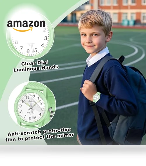 Kids Analog Learning Time Watch — Watch Straps & Bands, SOCICO