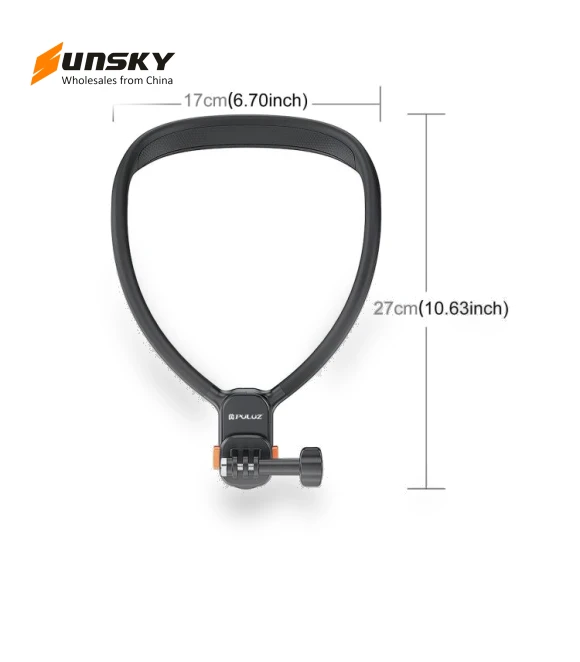 Lazy Neck Bracket Magnetic Quick Release POV View Mount — Chest Camera Mounts, PULUZ