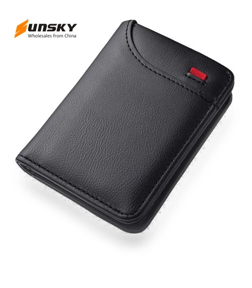 Leather Wallet Multi-position Card Holder — Card Holders