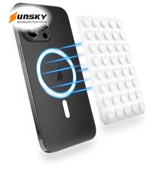 Magnetic Suction Mobile Phone Grip — Vehicle Phone Holders