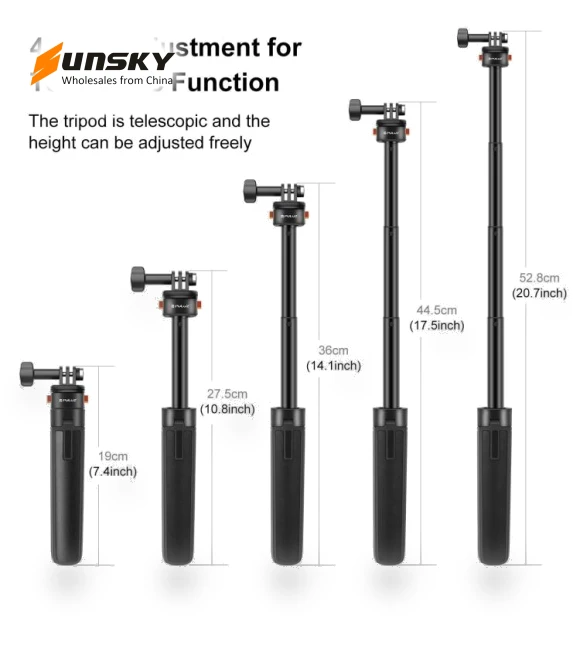 Mini Magnetic Quick Release Selfie Stick Tripod — Selfie Sticks, PULUZ