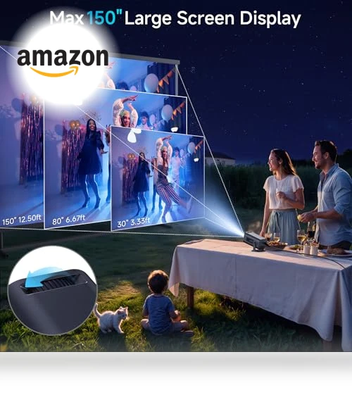 Mini Projector with WiFi and Bluetooth — Home Theater Projectors, Mentech