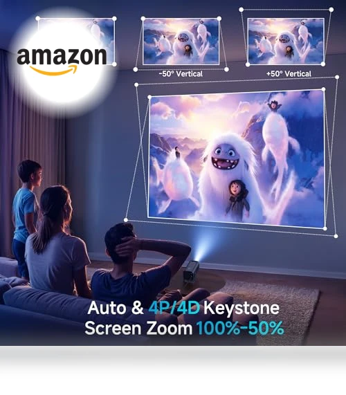 Mini Projector with WiFi and Bluetooth — Home Theater Projectors, Mentech
