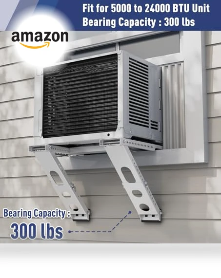 No Drilling Air Conditioner Support Bracket — Window, LEOPO