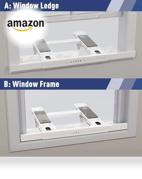 No Drilling Air Conditioner Support Bracket — Window, LEOPO