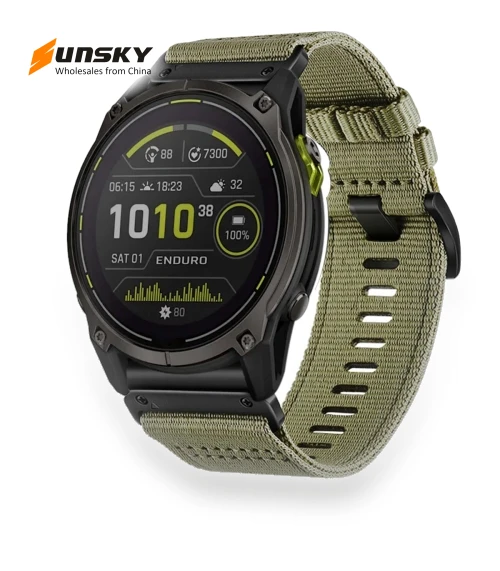 Nylon Canvas Quick Release Watch Band — Watch Straps & Bands, Garmin