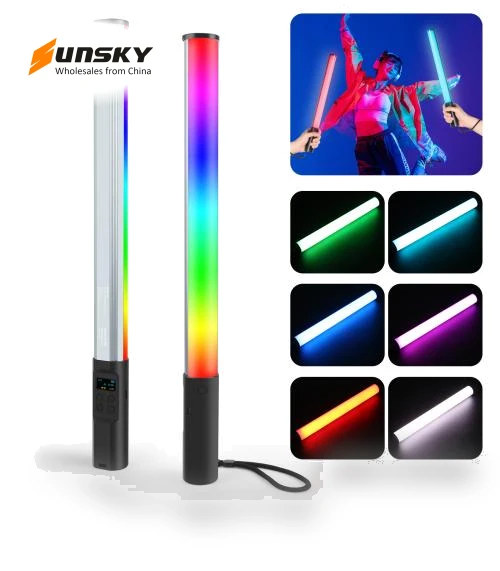 Photo Handheld Stick Light Full Color RGB Fill Light — Photography Lighting, PULUZ